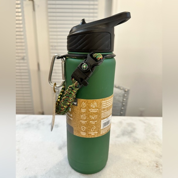 Brand New Zenith Stainless Steel Flip Up Straw Paracord Handle Tumbler - 32oz - Picture 4 of 8